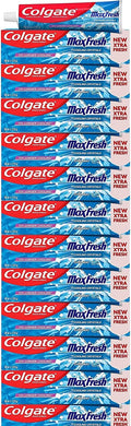 Colgate Max Fresh Cool Mint Toothpaste - 100ml x 12 — front product image