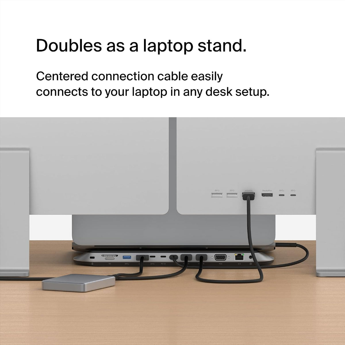 Belkin Connect 11-in-1 Universal USB-C Pro Dock w/ 3-Monitor Support, Silicon Motion Technology - Works with Mac, Windows, and Chromebook - 100W PD w/ 10Gbps Transfer Speeds & 2.5Gbps Ethernet