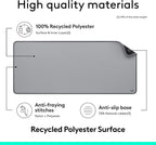 Logitech Studio Series Desk Mat — Grey