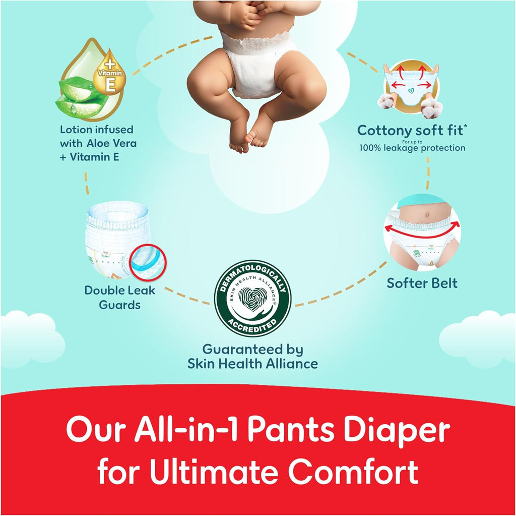 Pampers Ultimate Comfort Culotte Pants Diapers, Size 7, 17+kg SSP 32 Count