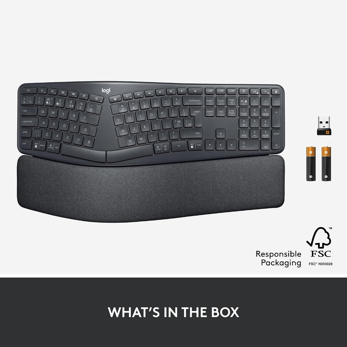 Logitech K860 Keyboard — Grey