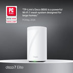 TP-Link Tri-Band WiFi 7 BE22000 Whole Home Mesh System (Deco BE85) | 12-Stream 22 Gbps | 2× 10G + 2× 2.5G Ports Wired Backhaul, 8× High-Gain Antennas | VPN, AI-Roaming, 4×4 MU-MIMO, HomeShield(1-Pack)