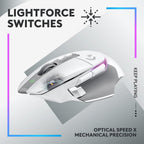 Logitech G502 X PLUS Wireless Gaming Mouse — White