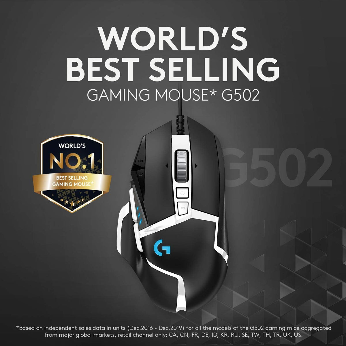 Logitech G502 HERO SE Gaming Mouse — Black/White