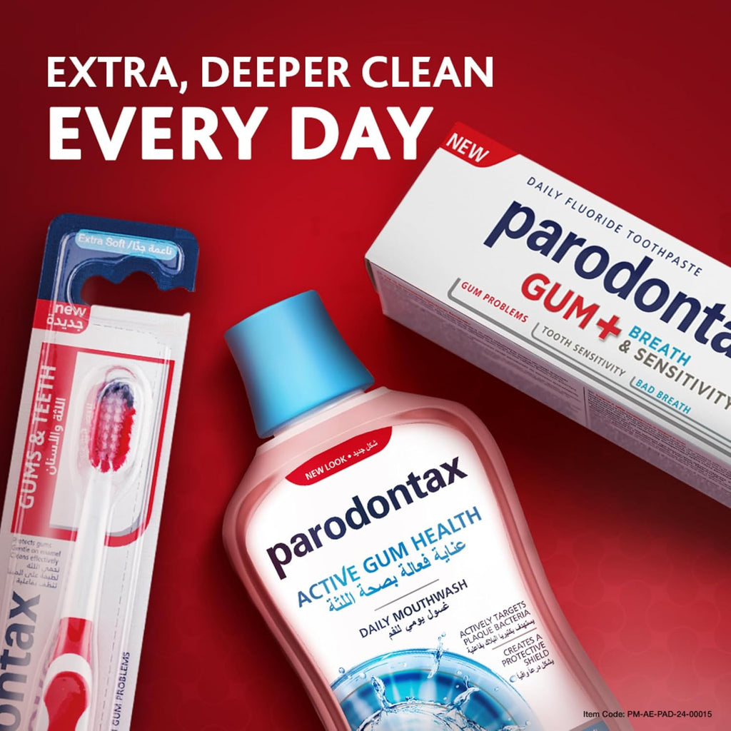 Parodontax Gum, Breath and Sensitivity Toothpaste, Whitening, Deeper Clean Every Day, Formulated for Gum Problems, Tooth Sensitivity, Bad Breath, 75 ml — additional product view 6