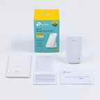 TP-Link RE200 AC750 Universal Dual Band Range Extender, Broadband/Wi-Fi Extender, Wi-Fi Booster/Hotspot with Ethernet Port, Plug and Play, Smart Signal Indicator, UK Plug