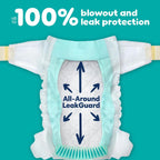 Pampers Diapers Newborn/Size 0 (< 10 lb), 120 Count - Swaddlers Disposable Baby Diapers, Giant Pack (Packaging May Vary)