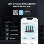 TP-Link BE6500 Dual-Band WiFi 7 Router (BE400)