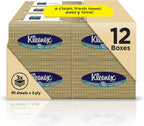Kleenex Hand Towel, 12 Boxes x 90 Sheets, Disposable Towel Tissue for Hands, Kitchen and Bathroom use — front product image