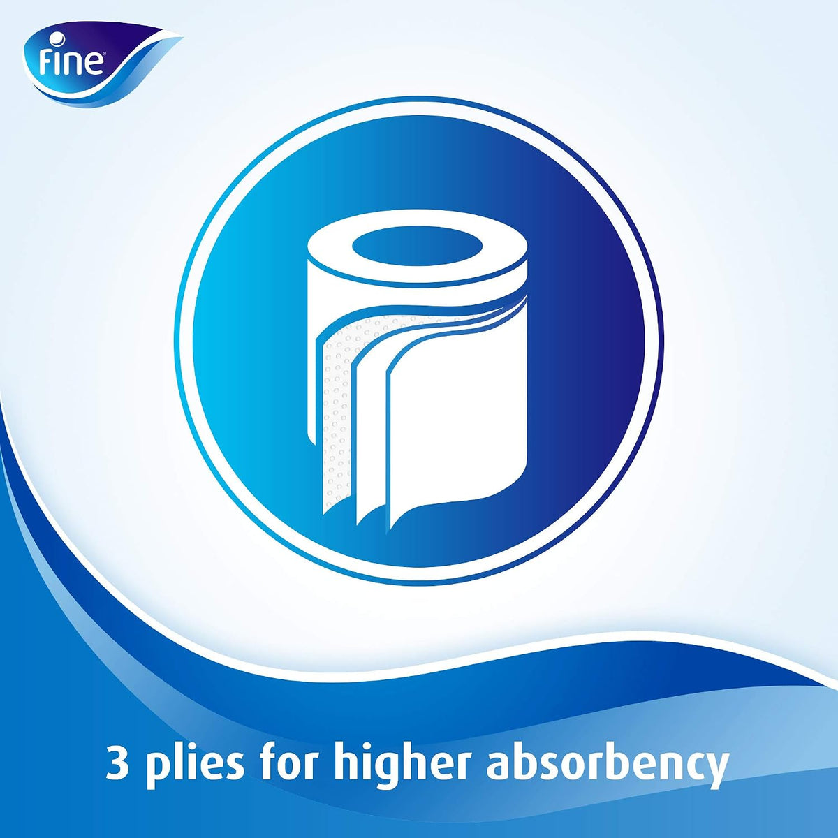 Fine Baby Comfort, Absorbent, Sterilized, Soft, Flushable Toilet Paper, 2 Plies, Pack of 12 x 4 = 48 Rolls. New & Improved — additional view 5