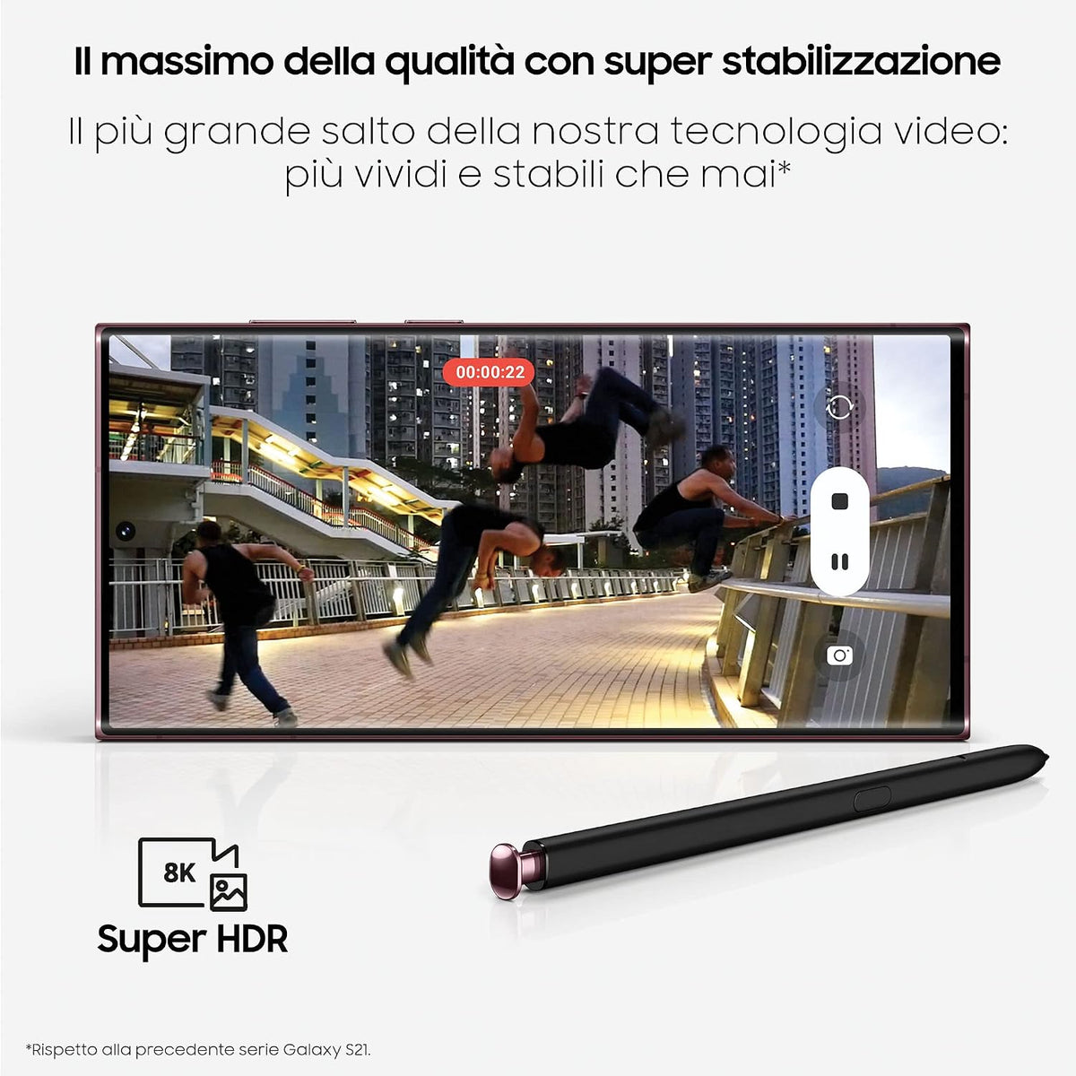 Samsung Galaxy S22 Ultra Smartphone Android 5G 8/12GB RAM AI Display 6.8" Dynamic AMOLED 2X Camera 108MP 5,000mAh (Green, 256GB)