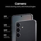SAMSUNG Galaxy S25 FE (2025), 128GB AI Smartphone, Large Display, 4900mAh Battery, High Res-Camera, AI Photo Edits, Durable,JetBlack - International Version