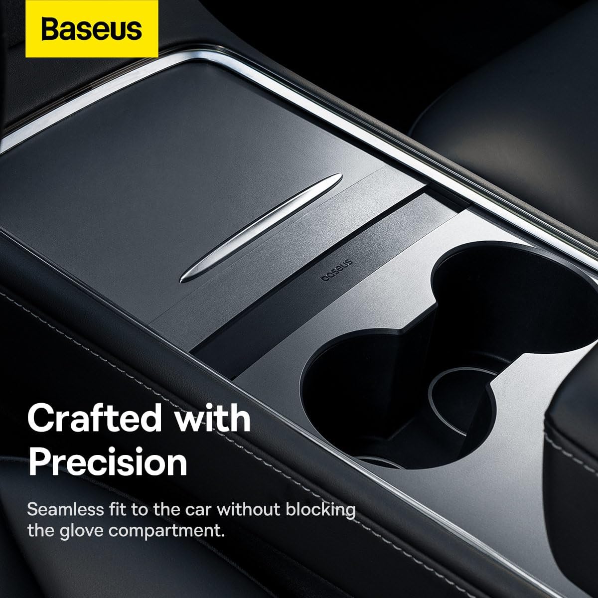 Baseus Hub Docking Station T-Space for Tesla Car — Black