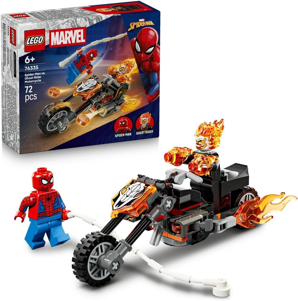 LEGO Marvel Spider-Man vs. Ghost Rider Motorcycle 76335