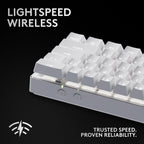 Logitech G PRO X 60 LIGHTSPEED Gaming Keyboard — White