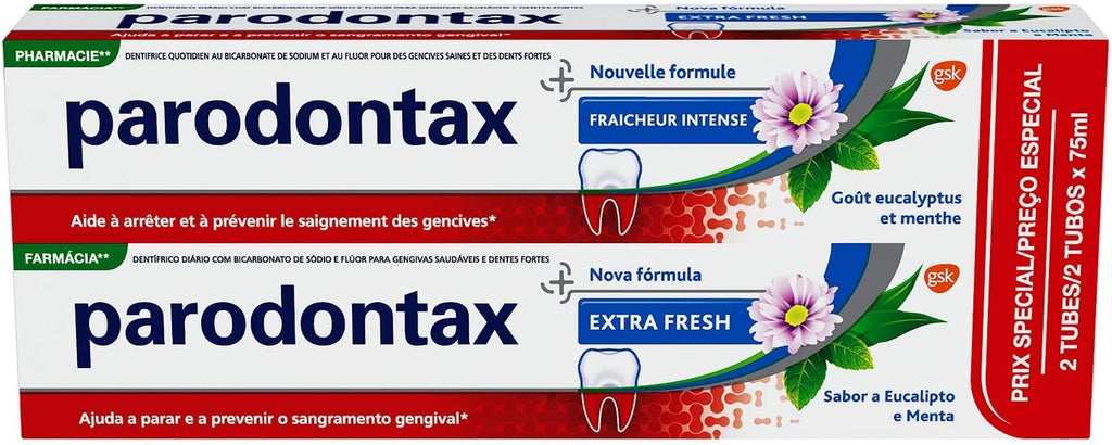 Parodontax Toothpaste Intense Freshness 2 x 75ml — front product image