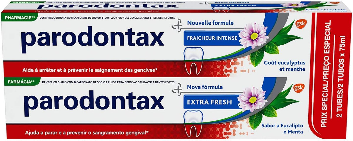 Parodontax Toothpaste Intense Freshness 2 x 75ml — front product image