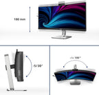 Philips 34B2U6603CH Curved Monitor — Black