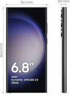 Samsung Galaxy S23 Ultra, 12GB RAM 256GB Phantom Black, International Version, 5G Mobile Phone, Dual SIM, Android Smartphone
