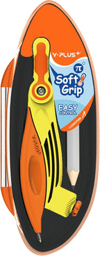 YPLUS Soft-Grip Compass with Pencil — Compass & Pencil
