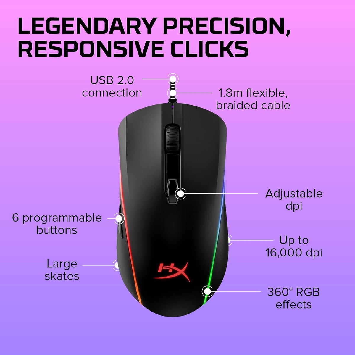 HyperX Hx-Mc002B Pulsefire Surge — product image 8