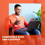 JBL Tune 310C USB-C Wired In-Ear Headphones — Red