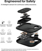 Belkin BoostCharge 3 in 1 Foldable Charging Station with Qi2, 15W - Black