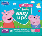 Pampers Easy Ups Boys & Girls Training Pants 4T-5T 56 count