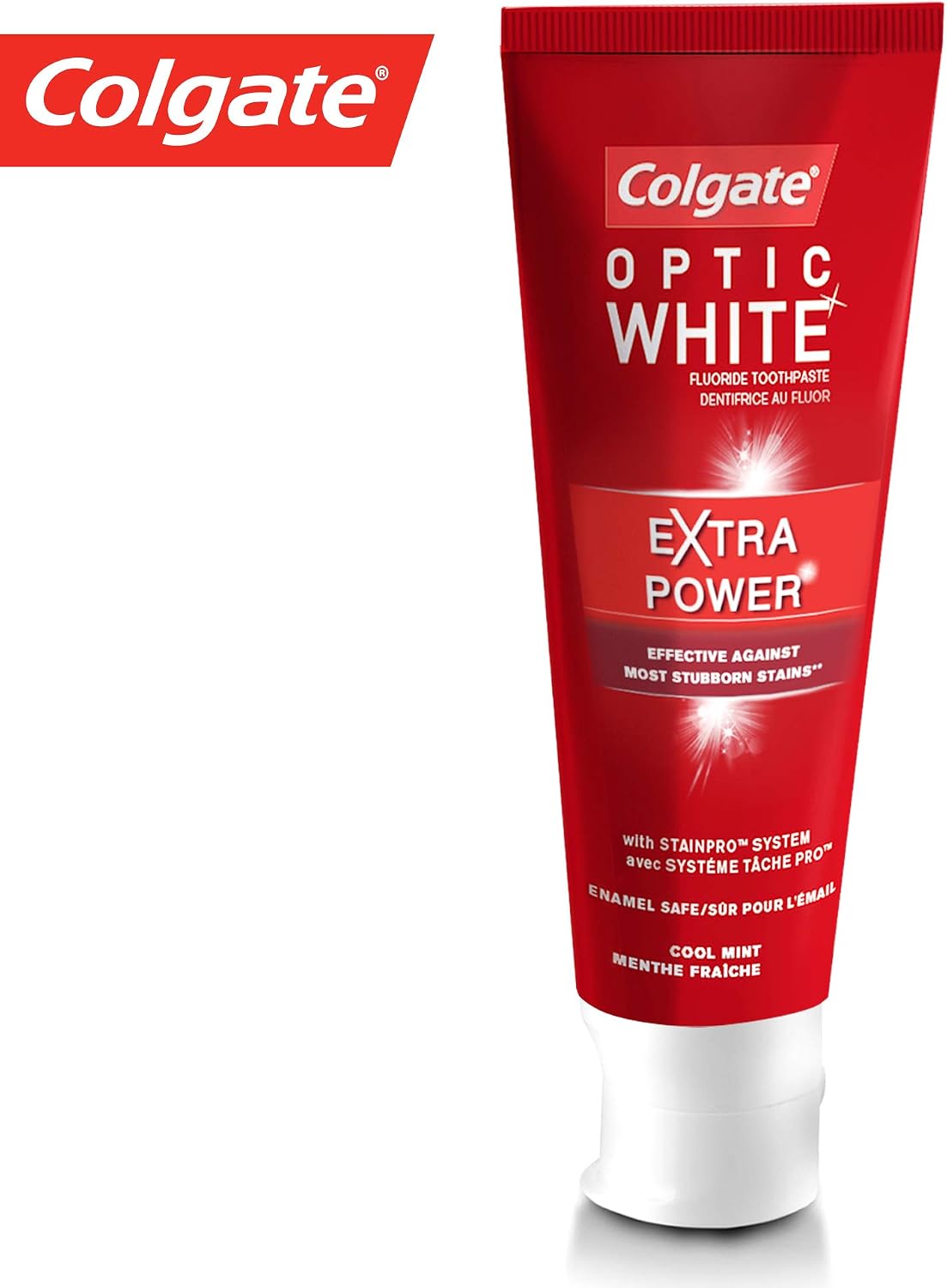 Colgate Optic White Extra Power Whitening Toothpaste, 75ml — additional product view 2