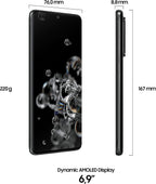 Samsung (Refurbished) S20 Ultra 5G Factory Unlocked SM-G988U1 Cosmic Black 12 GB RAM 128 GB Memory