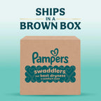 Pampers Diapers Size 3, 168 Count - Swaddlers Disposable Baby Diapers (Packaging & Prints May Vary)