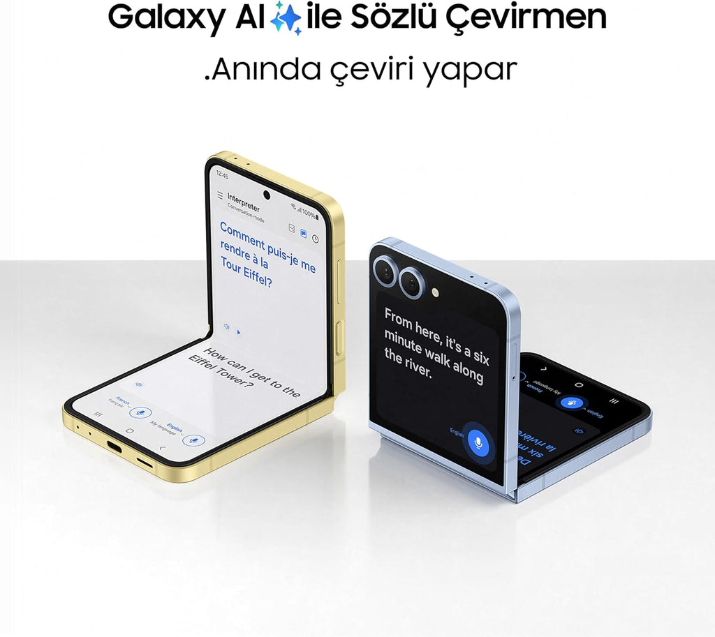 SAMSUNG Galaxy Z Flip6, 12GB RAM, 256GB Storage, Mint, 50MP Camera, 1 year Seller Warranty (International Version)