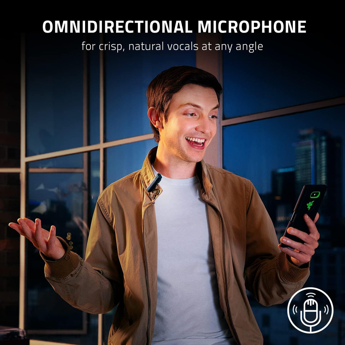 Razer Seiren BT Bluetooth Microphone for Mobile Streaming — Black — product image 2
