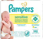 Pampers Sensitive Baby Wipes - Unscented - 192 ct