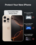 Belkin ScreenForce InvisiGlass Privacy Screen Protector for iPhone17 + iPhone 16 Pro, Scratch-Resistant Impact Protection with Included Easy Align Tray for Bubble Free Application, Recycled Glass