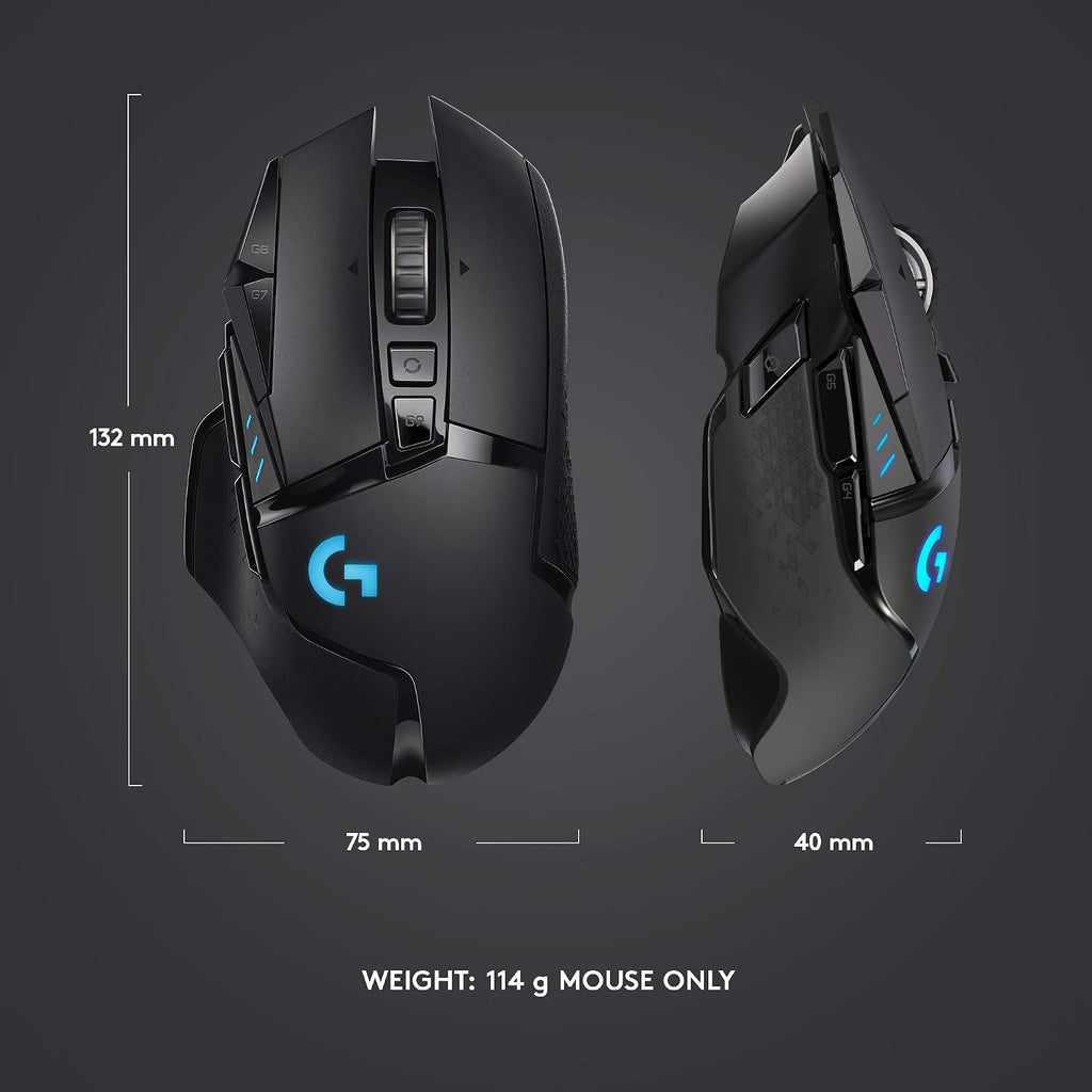 Logitech G502 Wireless Gaming Mouse — Black
