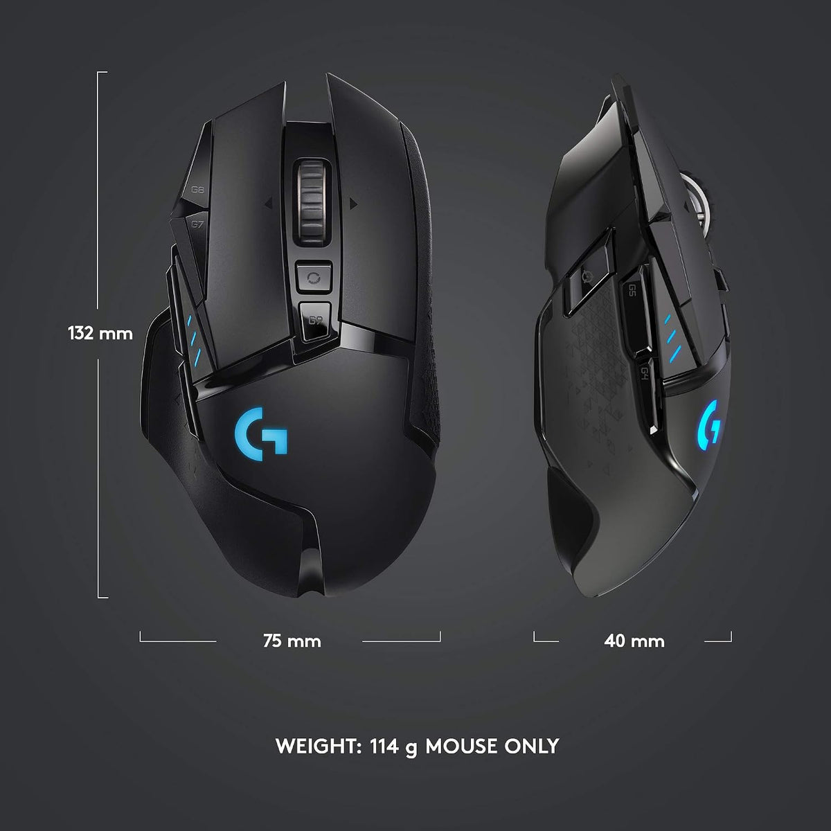 Logitech G502 Wireless Gaming Mouse — Black