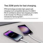Belkin BoostCharge 60W Dual USB-C plug with PPS, Fast Charger USB-C