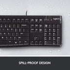 Logitech MK120 Keyboard and Mouse Combo — Black