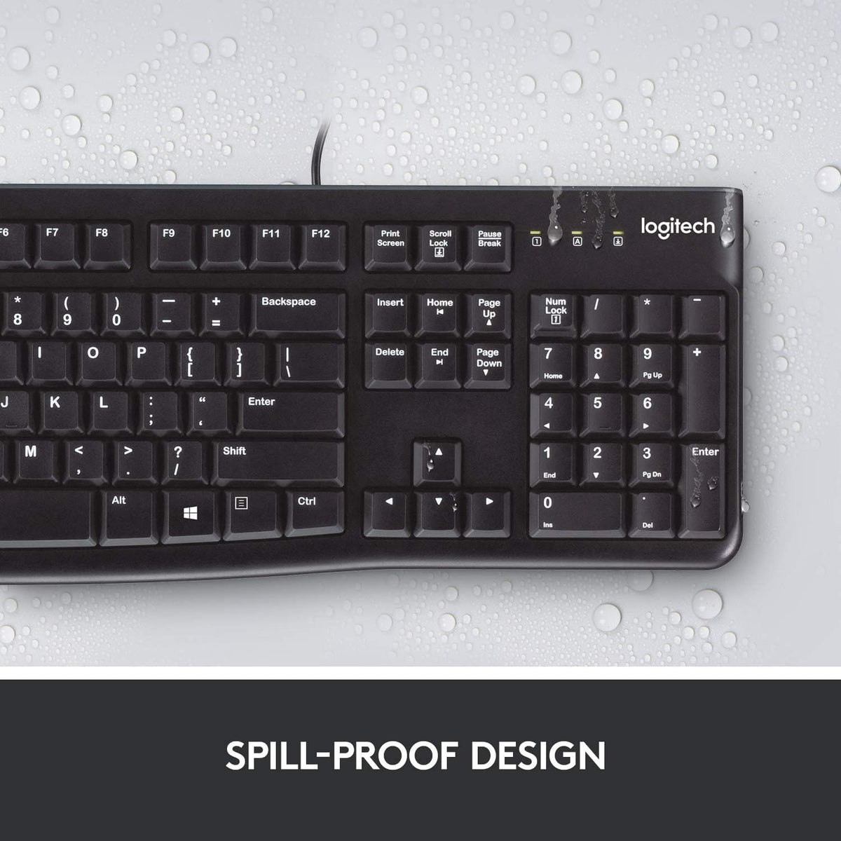 Logitech MK120 Keyboard and Mouse Combo — Black