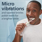 Philips SONICARE Philips One Rechargeable Toothbrush, Snow, 2 Piece Set — White