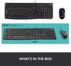Logitech MK120 Keyboard and Mouse Combo — Black