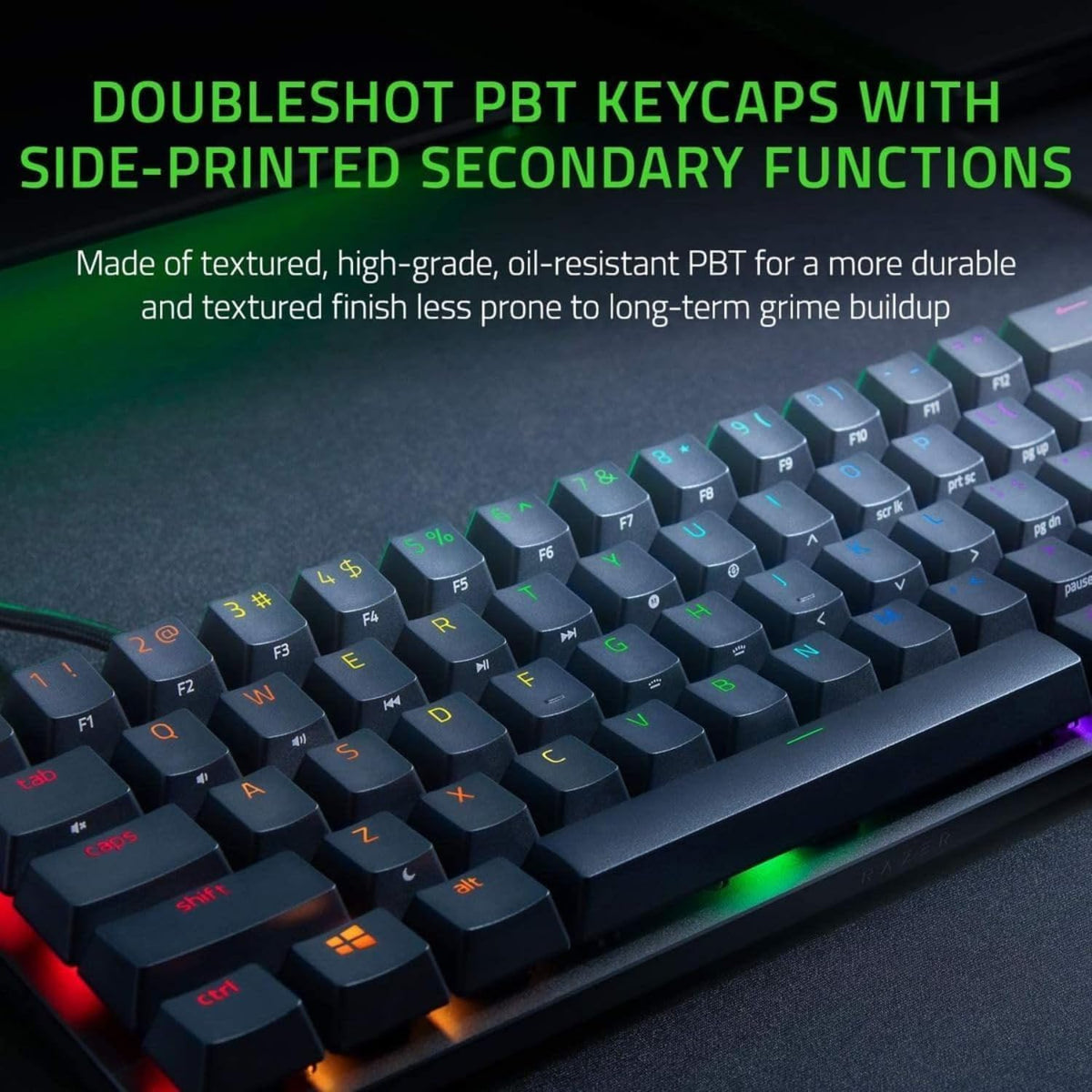 Razer Huntsman Mini Linear Optical Switches (Red) 60% Gaming Keyboard — Black — product image 4