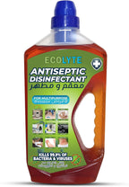 ECOLYTE+ Antiseptic Disinfectant, Premium Liquid for Effective Germ Protection Antibacterial & Personal Hygiene, Versatile & Effective, Used in Bathing, Laundry, All purpose Cleaner (1 Liter) — front product image