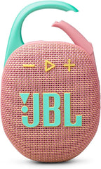 JBL Clip 5 Portable Bluetooth Speaker — Pink