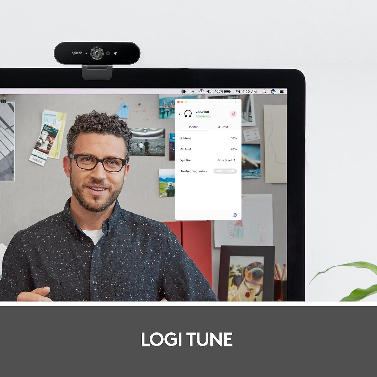 Logitech Zone 900 Wireless Headset — Grey