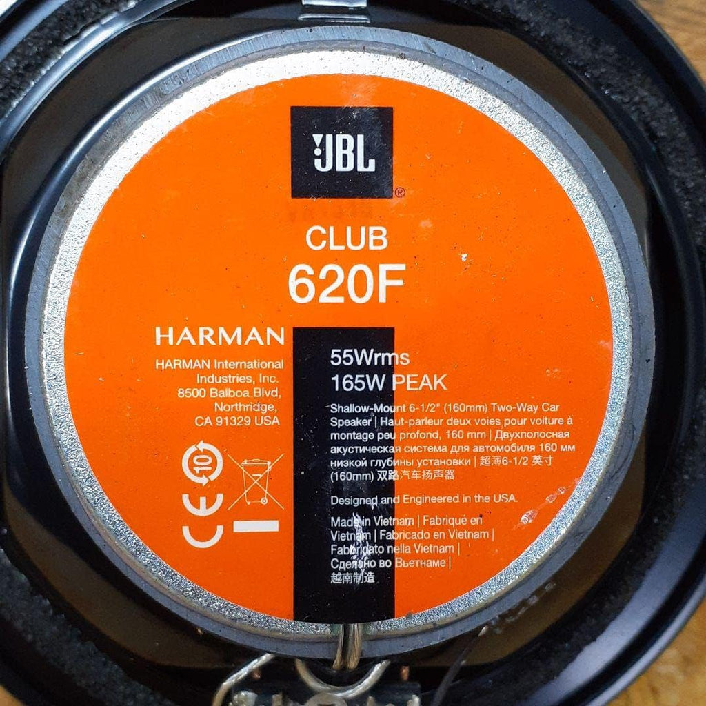 JBL Club 620F 6.5-Inch Car Speakers — Pair