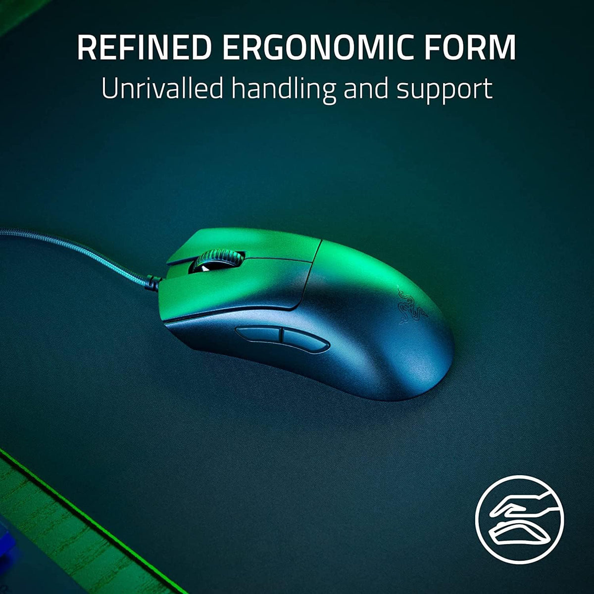 Razer DeathAdder V3 Pro Wireless Gaming Mouse + HyperPolling Wireless Dongle — Black — product image 3