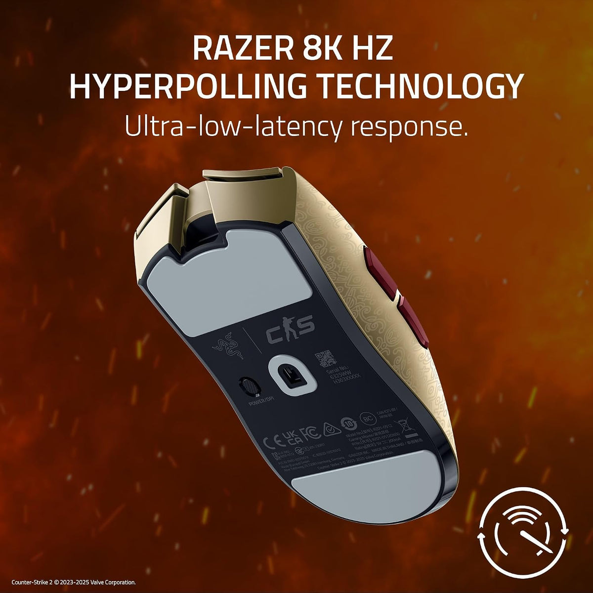 Razer Viper V3 Pro Wireless Esports Gaming Mouse — Counter-Strike 2 Edition — product image 5