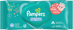 Pampers Complete Clean Baby Wipes, with Aloe Vera Lotion, 64 Wipe Count (Pack of 2)